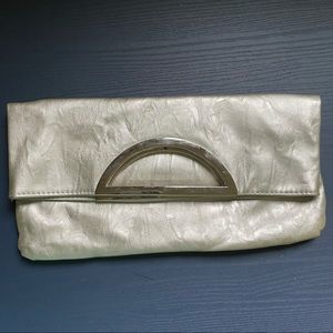 Style &. Co. Silver Clutch Purse